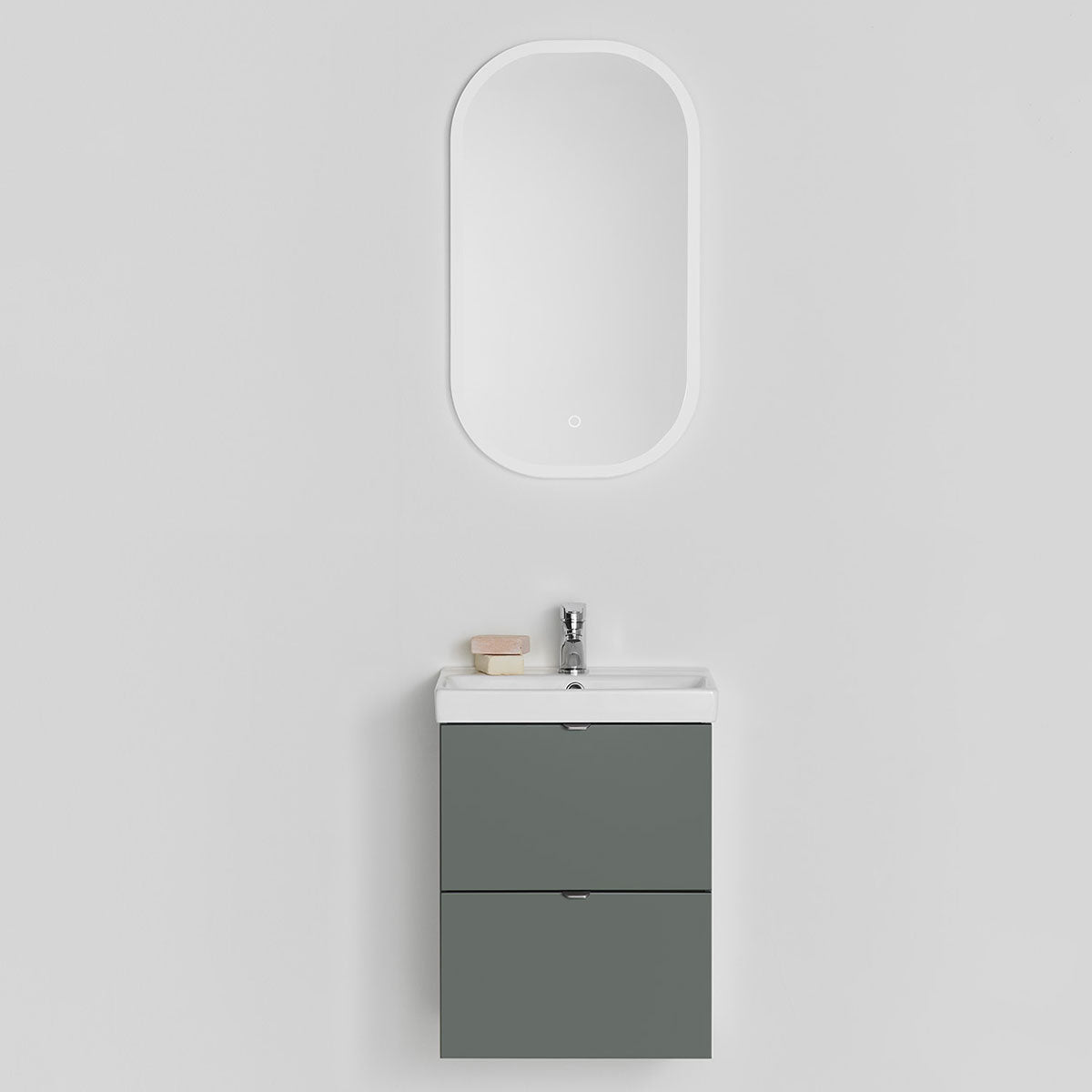 Servantskap Hafa Neat Skuffer med Servant Grønn 42 cm