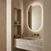 Baderomsspeil Duggfri LED 50x100 cm Tenfors Oval
