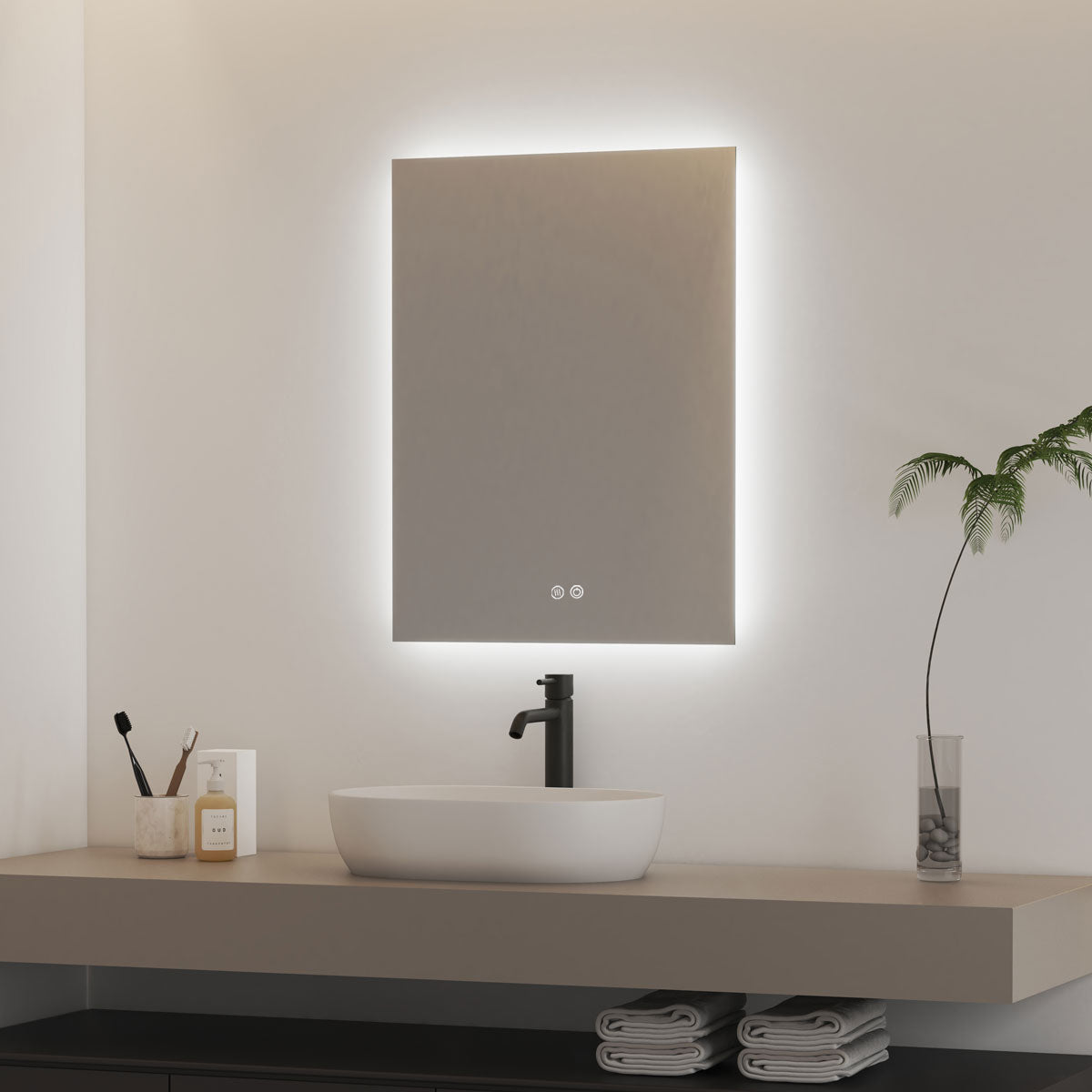 Baderomspeil Imfri LED 60x80 cm Tenfors Verona