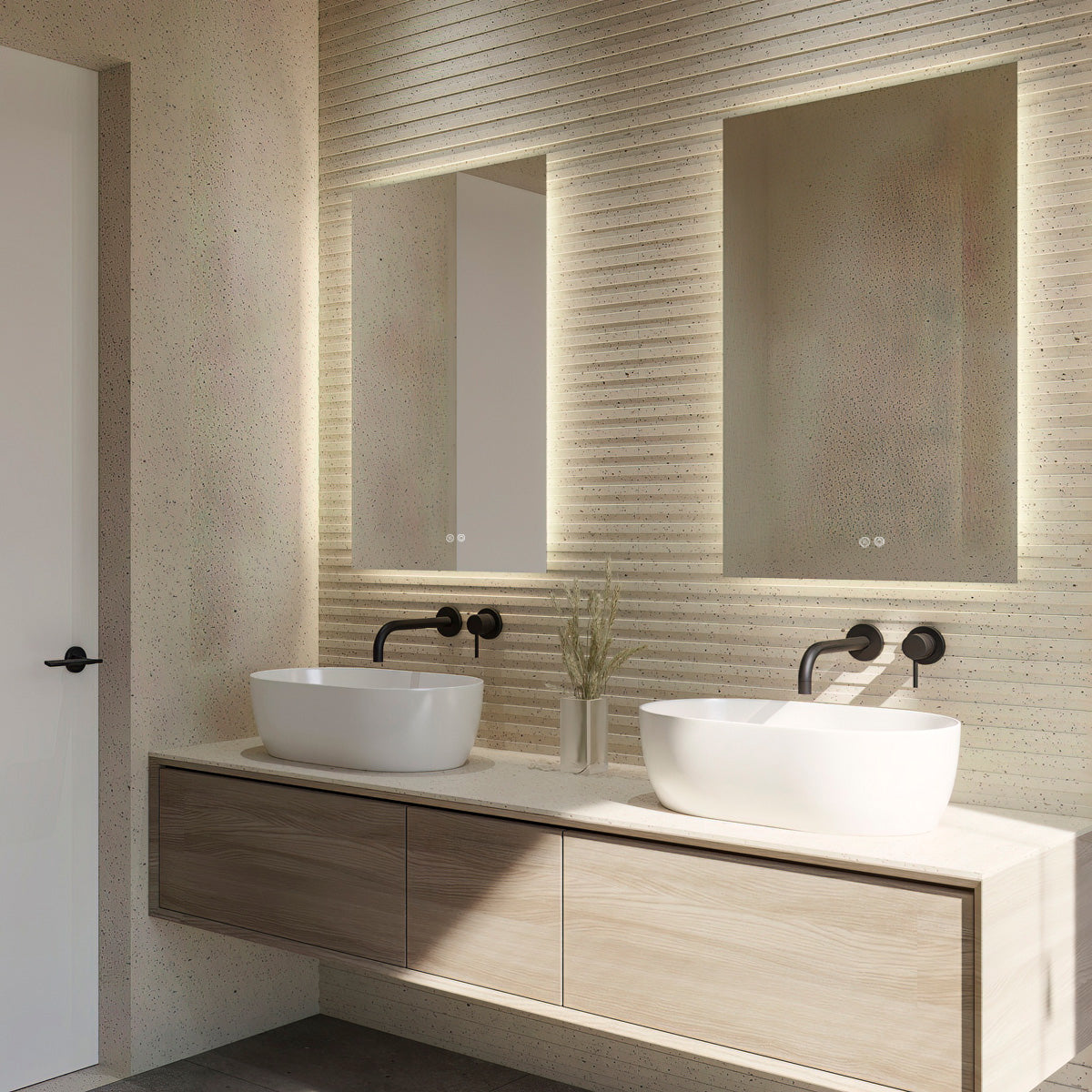 Baderomspeil Imfri LED 60x80 cm Tenfors Verona