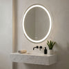Baderomsspeil Rund Duggfri LED 100 cm Tenfors Nova