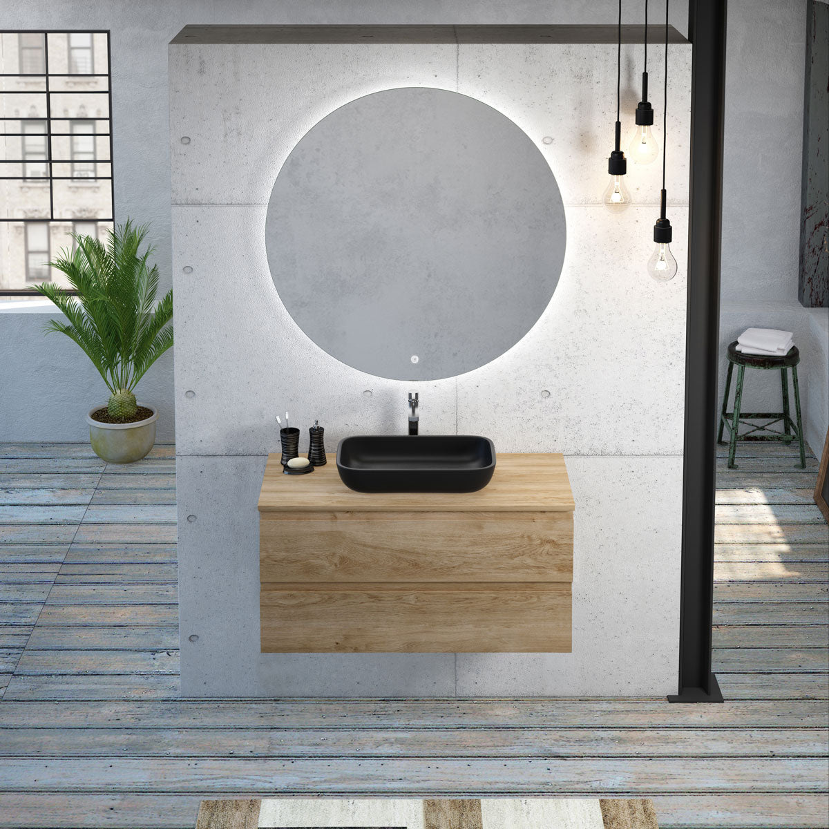 Benkplate Tenfors 80x45 cm Eik