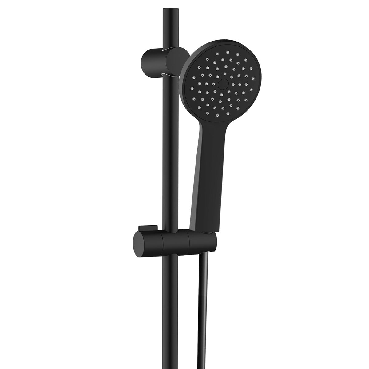 Dusjsett Gaia Eco med badekarbatteri Hafa Tide Svart c/c 160