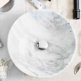 Frittstående servant Noro Marble hvit