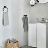 Kroklist, 4 kroker Smedbo House Svart Matt