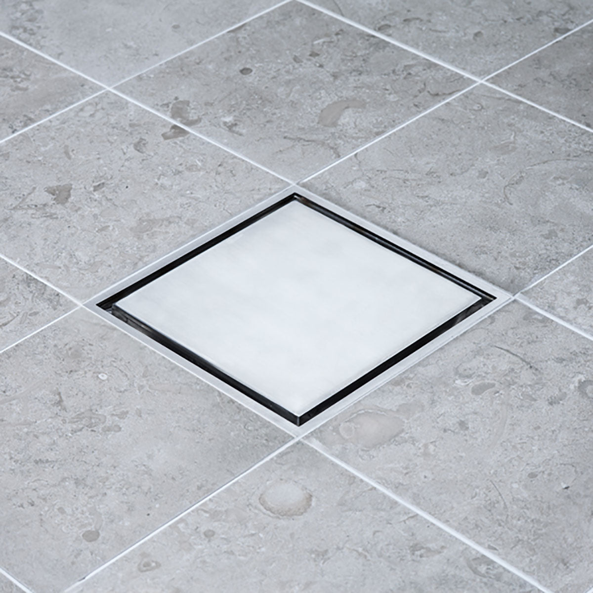 Gulvrist Tile In Frame 147 Syrefast Børstet Rustfritt
