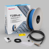 Gulvvarmepakke T2Blå+, 10m inkl. SENZ WIFI termostat (0,8-1,2 m²)