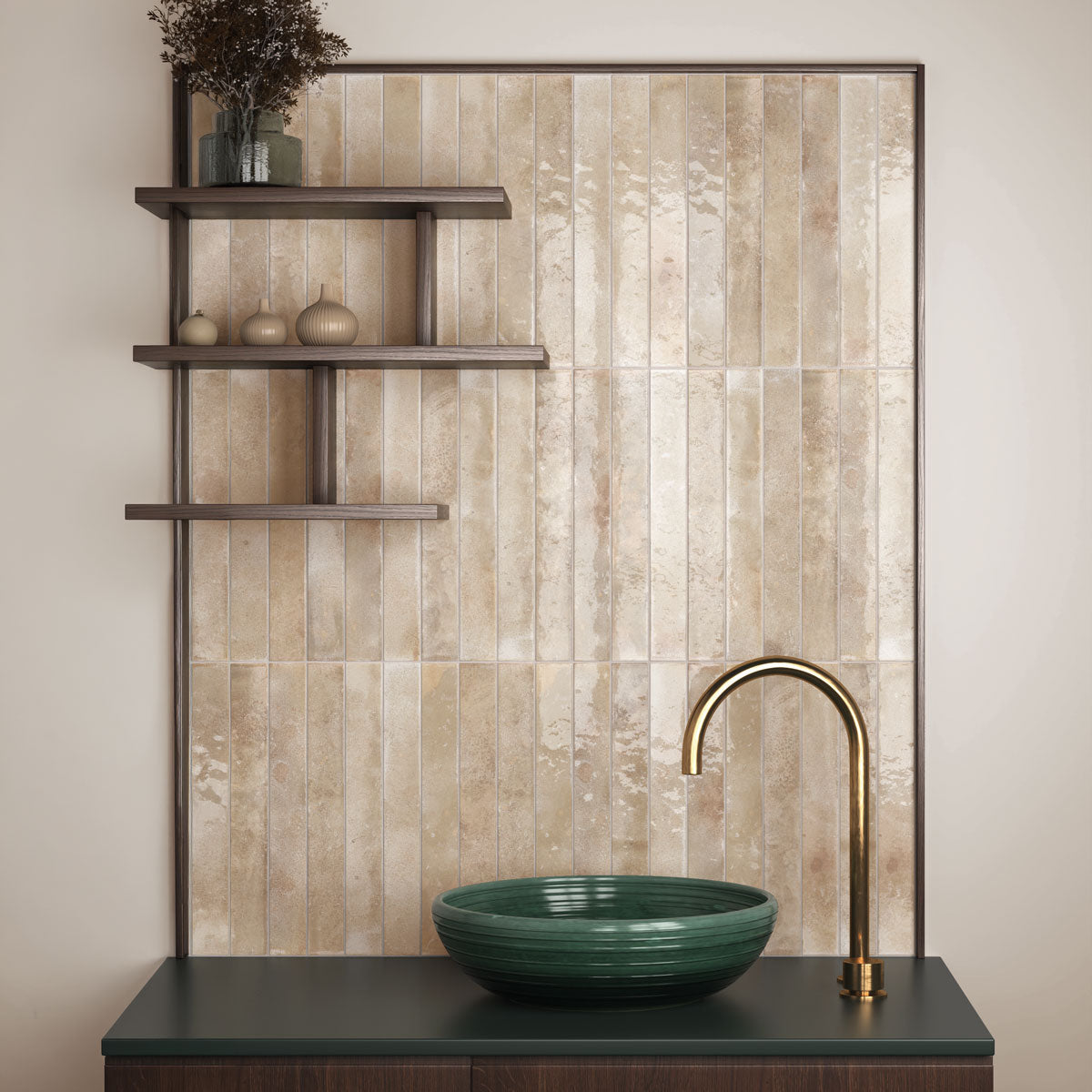 Veggflis Bali Almond Blank 5x40