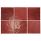 Swatch för Veggflis Creativa Burgundy Blank 13,2x13,2