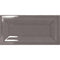 Swatch för Veggflis Inmetro Vision Dark Grey Blank 7,5x15