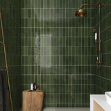 Prøve Gulvflis La Riviera Botanical Green Blank 6,5x20