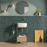 Prøve Gulvflis Materika Rett Ocean Blank 5x25