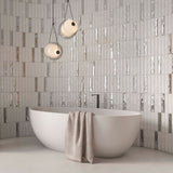 Veggflis Royal Brick Silver Blank 5x25