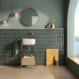 Prøve Gulvflis Materika Rund Ocean Blank 5x25