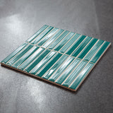 Veggflis Melody Turquoise Blank 20x20