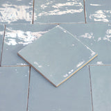 Veggflis New Country Blue Blank 15x15  