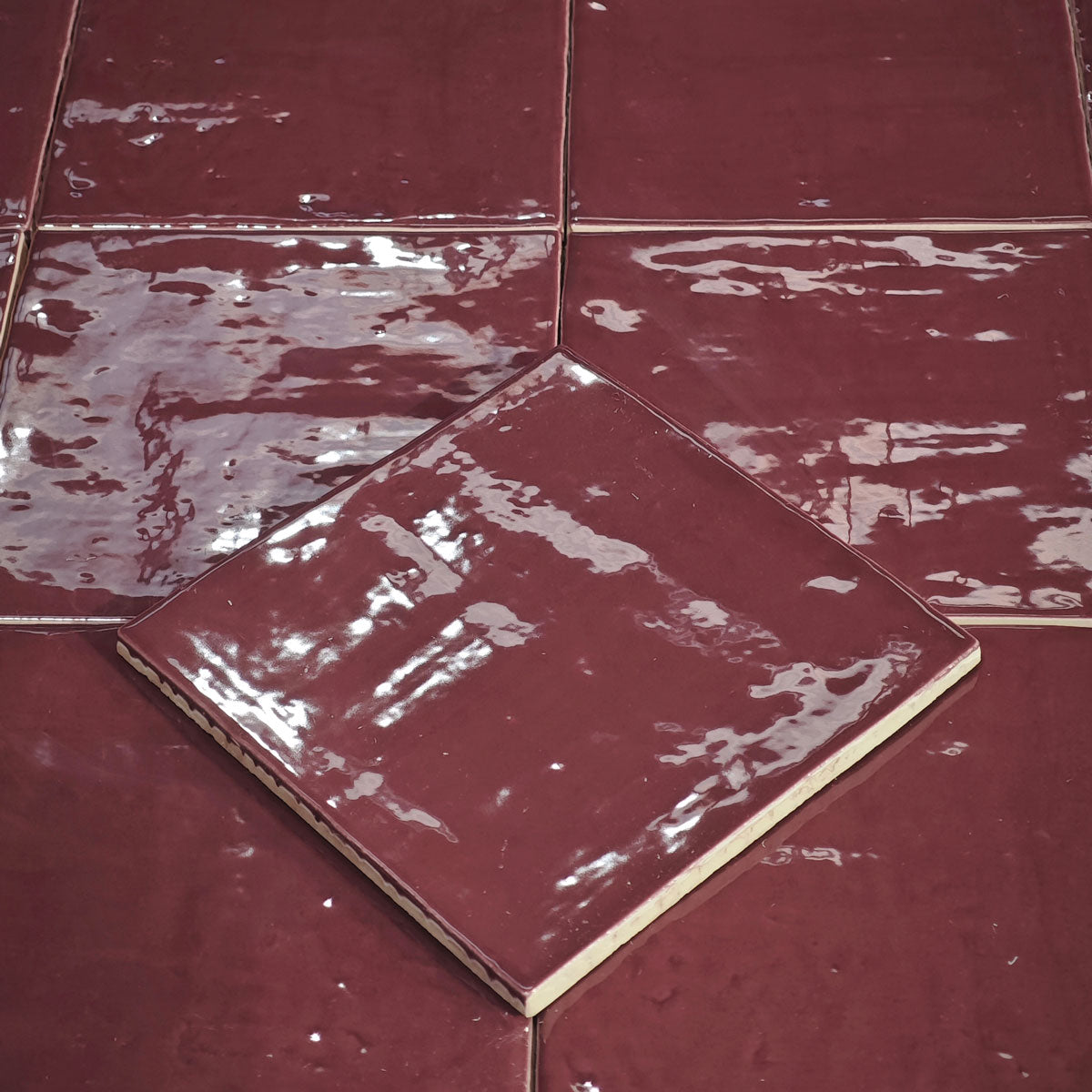 Veggflis New Country Bordeaux Blank 15x15  
