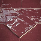 Veggflis New Country Bordeaux Blank 15x15  