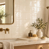 Veggflis New Country Cream Blank 15x15  