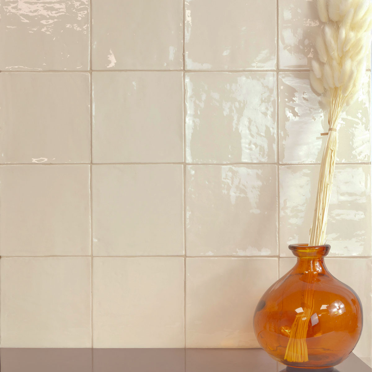 Veggflis New Country Cream Blank 15x15  