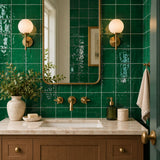 Veggflis New Country Green Blank 15x15  