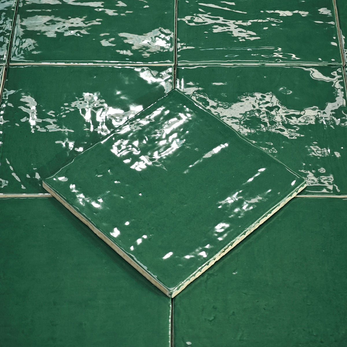Veggflis New Country Green Blank 15x15  