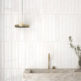 Prøve Gulvflis Vertikale Clean Blank 5x40