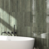 Prøve Gulvflis Vertikale Oakmoss Blank 5x40