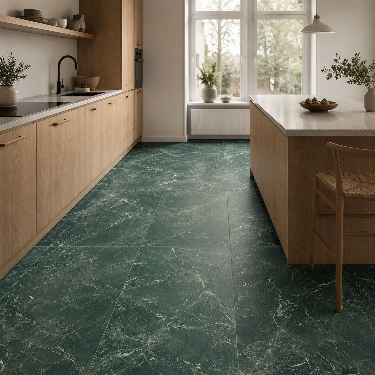Gulvflis Alpi Verde Marmor Matt 60x120