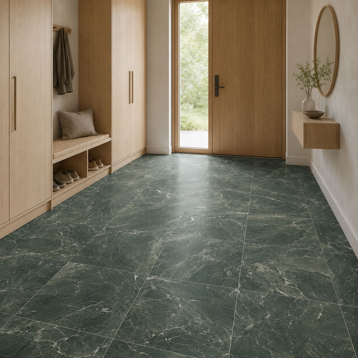 Gulvflis Alpi Verde Marmor Matt 60x60