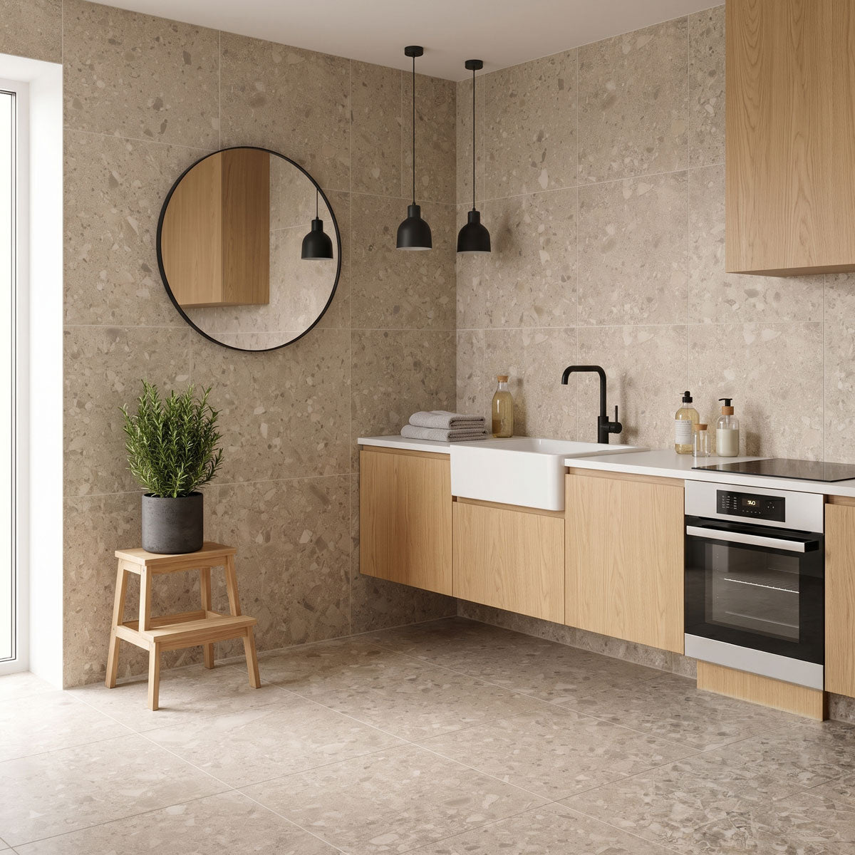 Gulvflis Tenfors Flodsten Earth 60x60