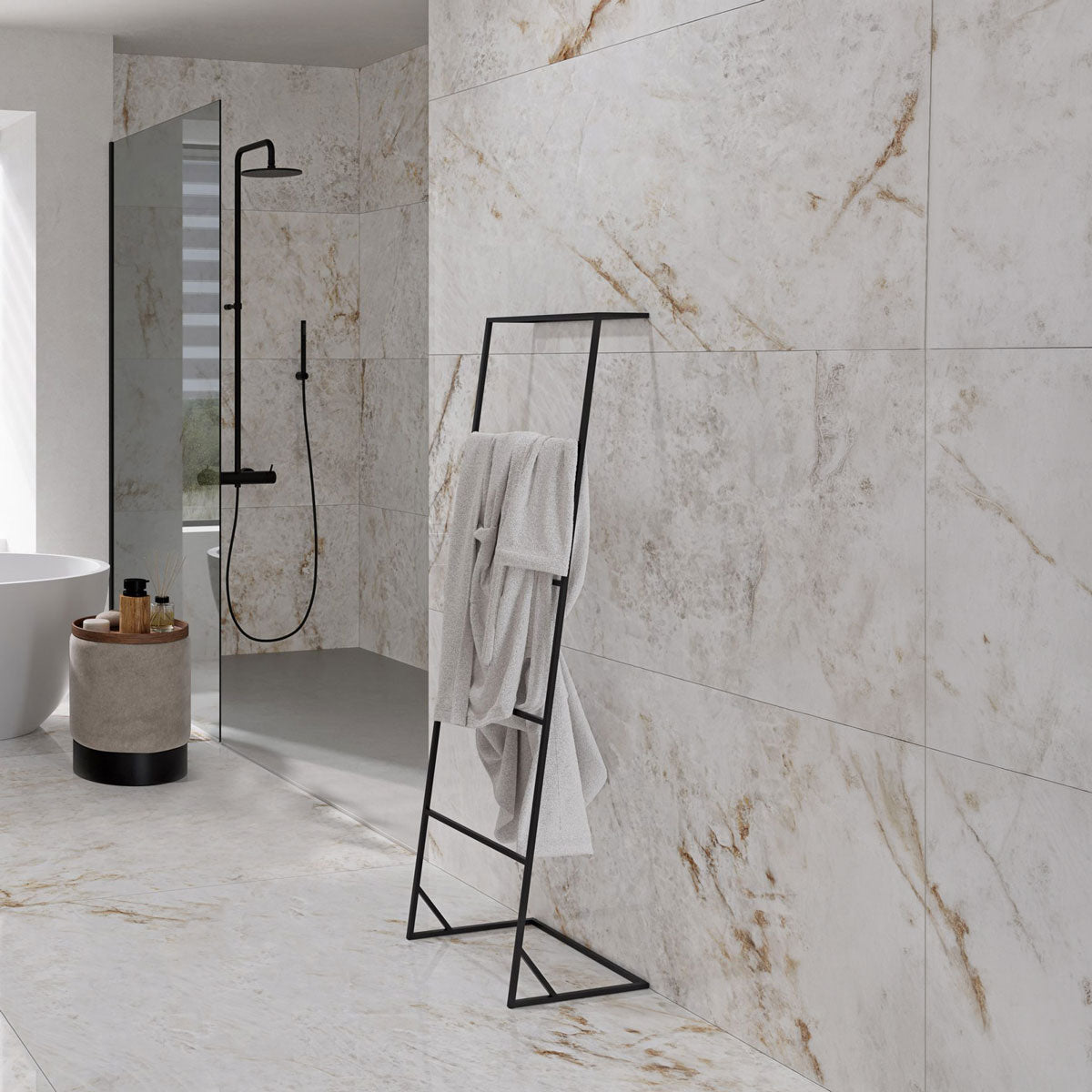 Prøve Klinker Chile White Marmor Matt 90x90