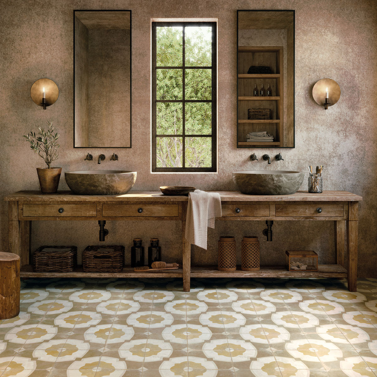 Prøve Klinker FS Farfalla Mustard 45x45