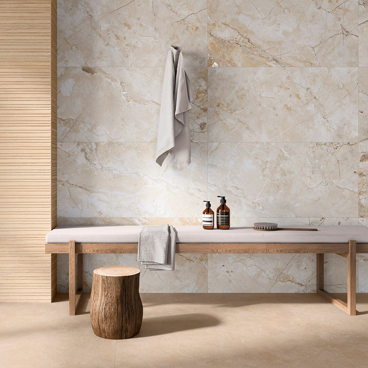Prøve Klinker Golden Mist Marmor Matt 120x120