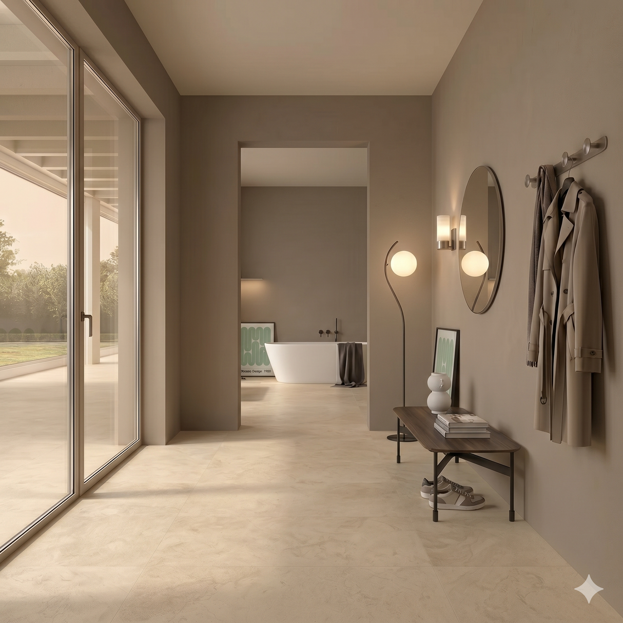 Gulvflis Hermes Beige Matt 60x60