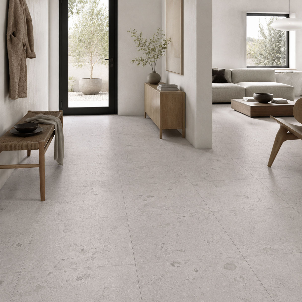 Gulvflis Jura Kalksten Gris Matt 60x60