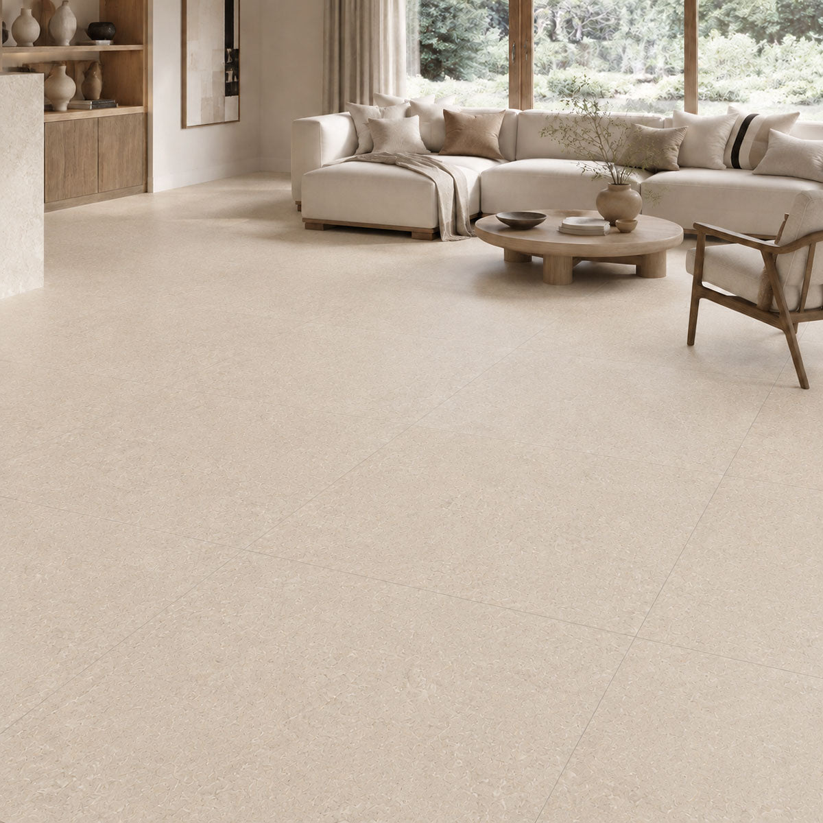 Gulvflis Oikos Beige Matt 100x100