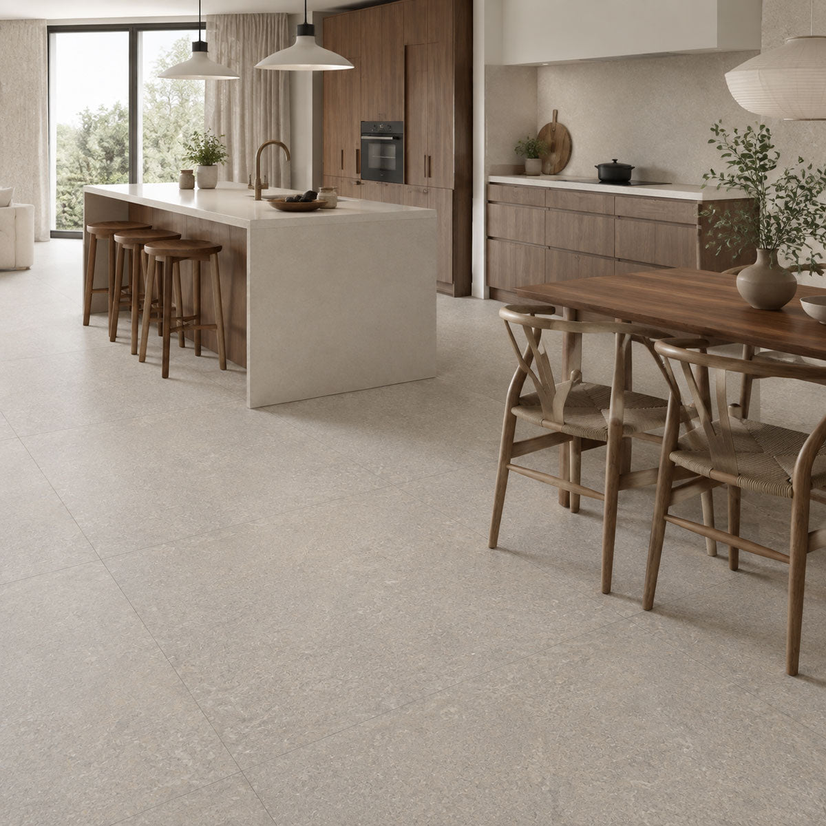 Gulvflis Oikos Natural Matt 100x100