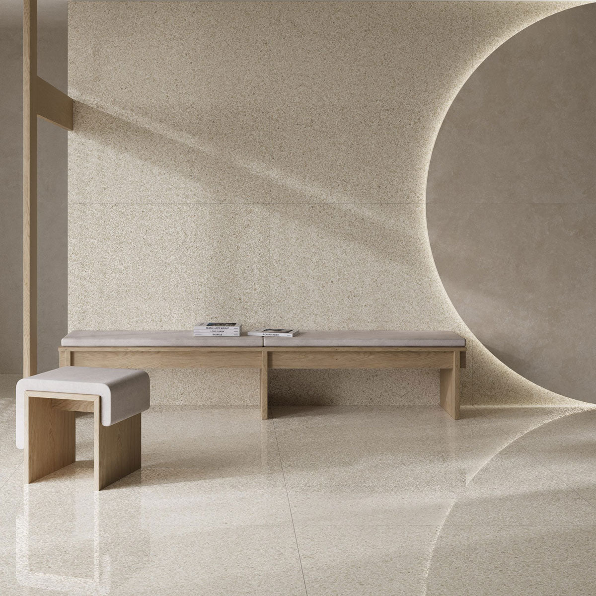 Prøve Klinker Palazzo Bone Blank 60x120