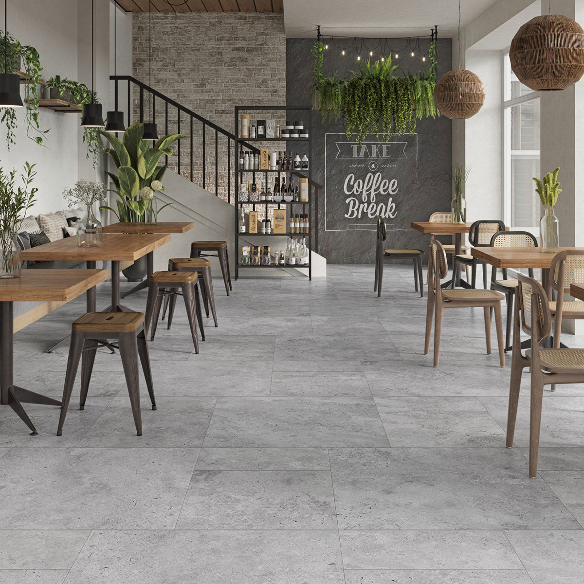 Gulvflis Petra Grey Marmor Matt 60x120