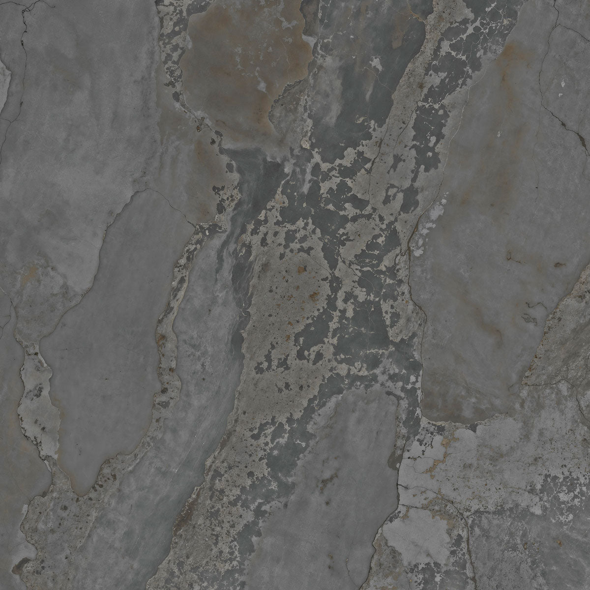 Gulvflis Planet Dark Metal Shine 120x120