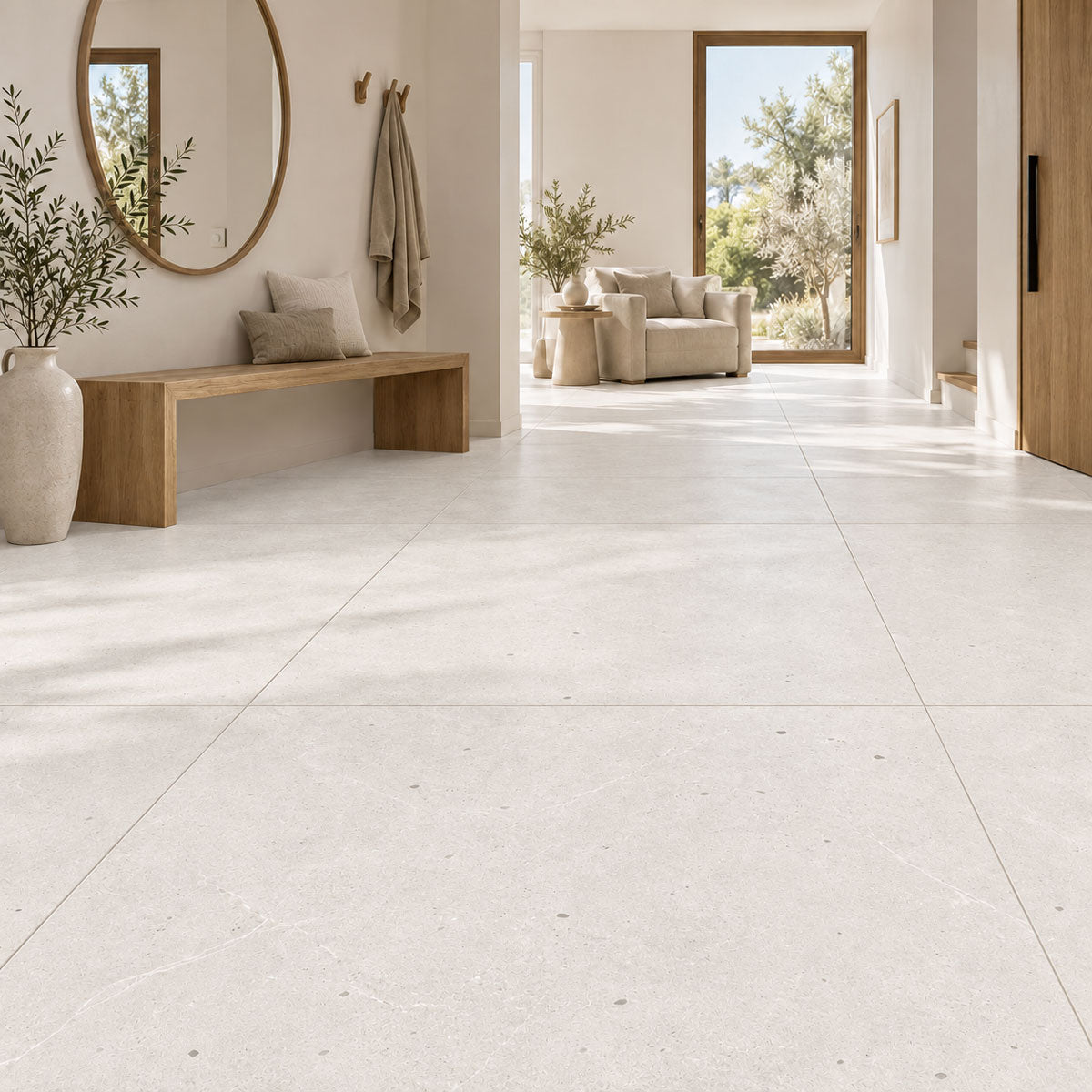 Gulvflis Serenna White Matt 120x120