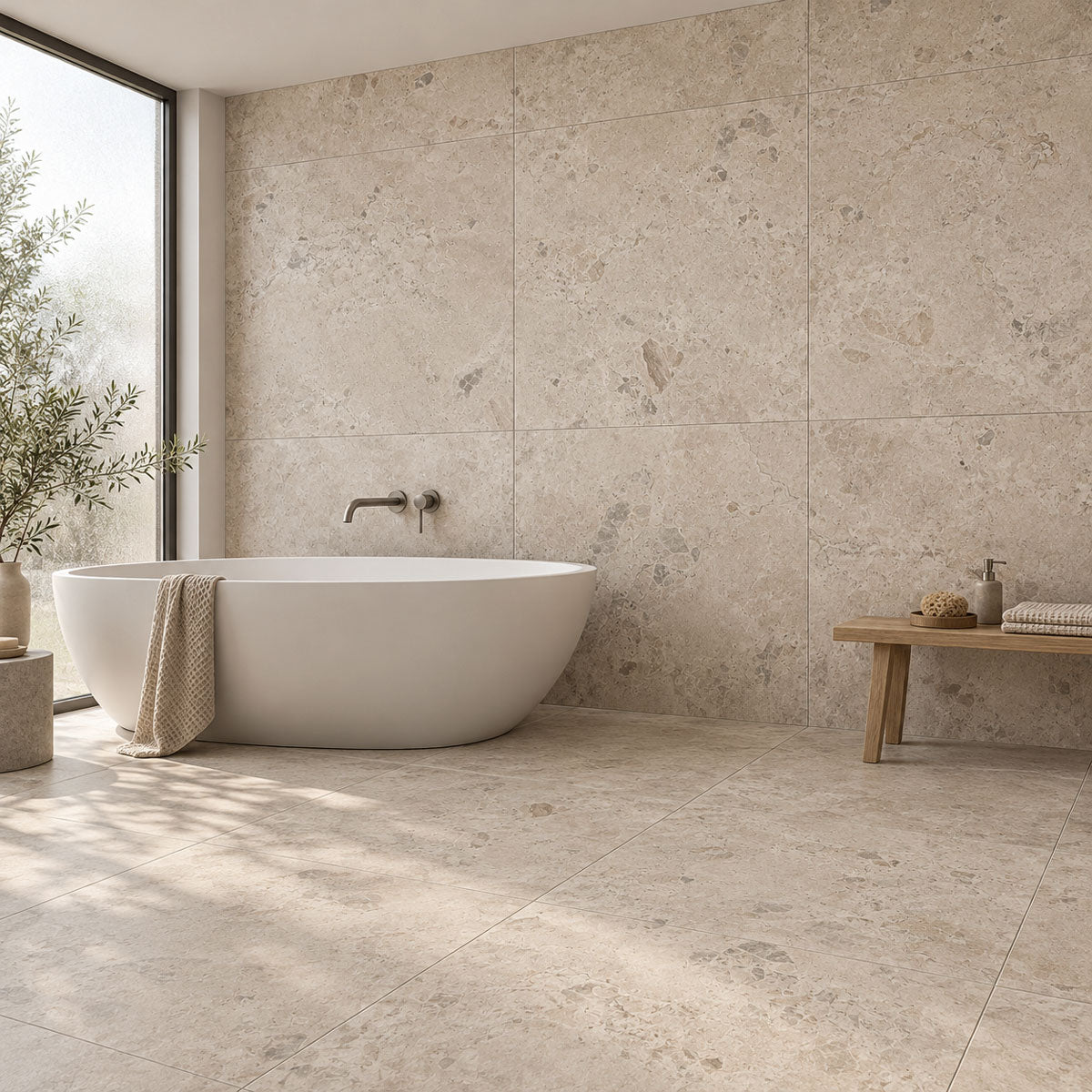 Gulvflis Stratos Breccia Mud Matt 100x100