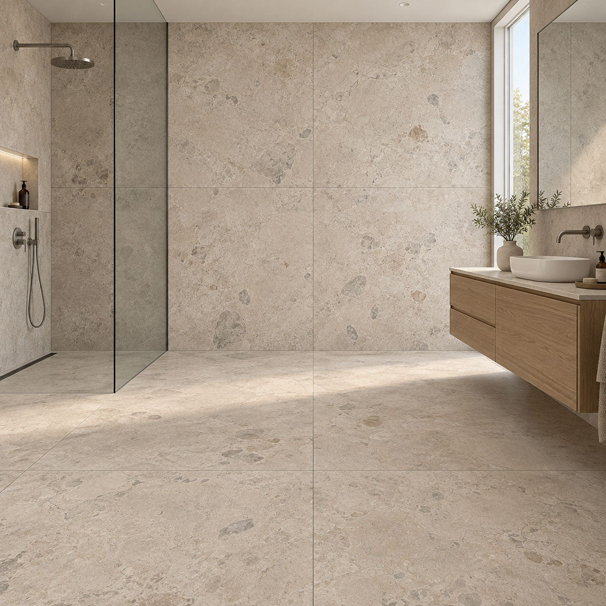 Gulvflis Stratos Breccia Mud Matt 120x120