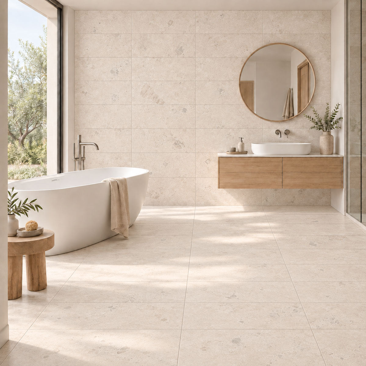 Gulvflis Stratos Breccia White Matt 30x60