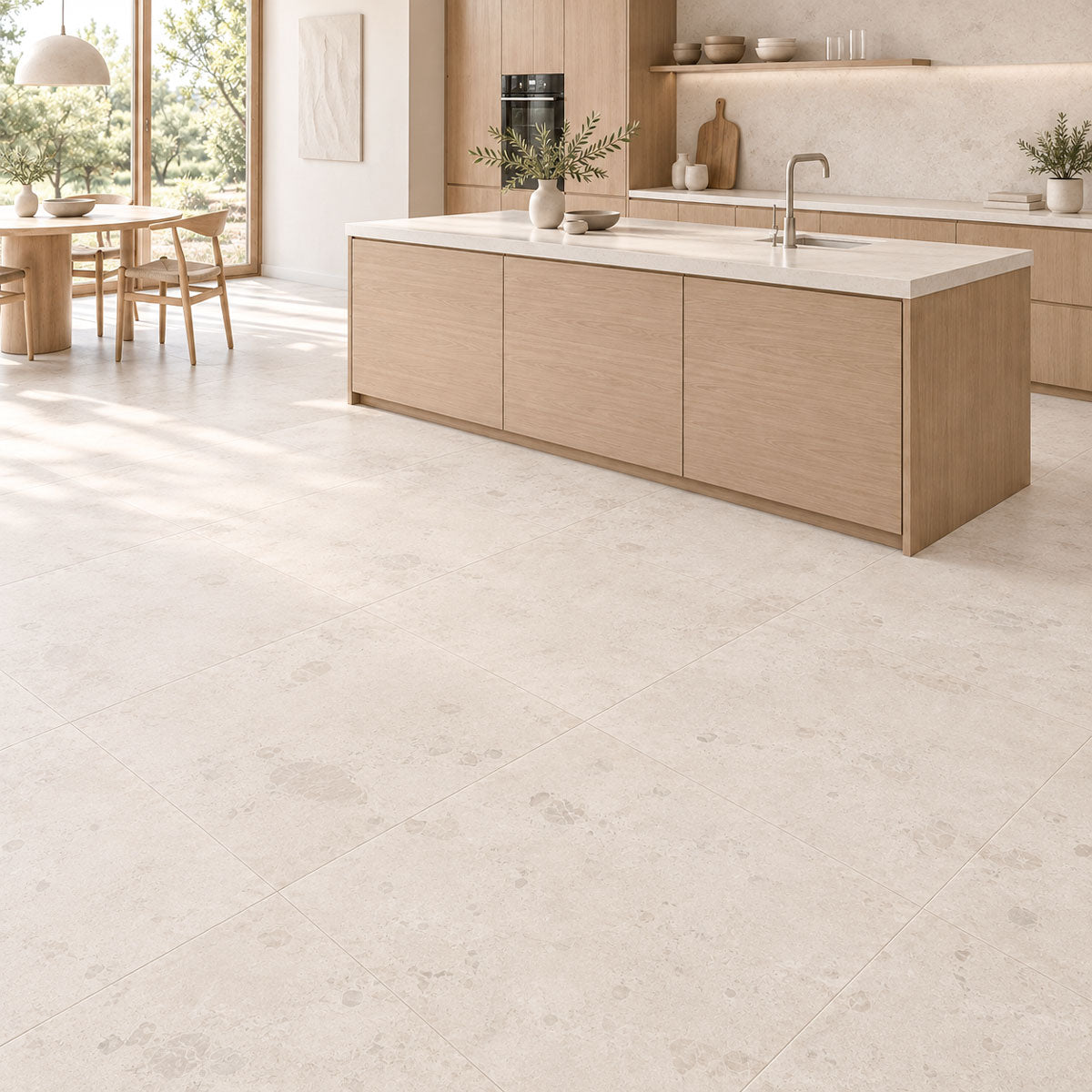 Gulvflis Stratos Breccia White Matt 60x60