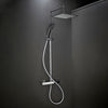 Takdusj Hafa Mix Slim Square 160cc Krom med 250x250 dusjhode