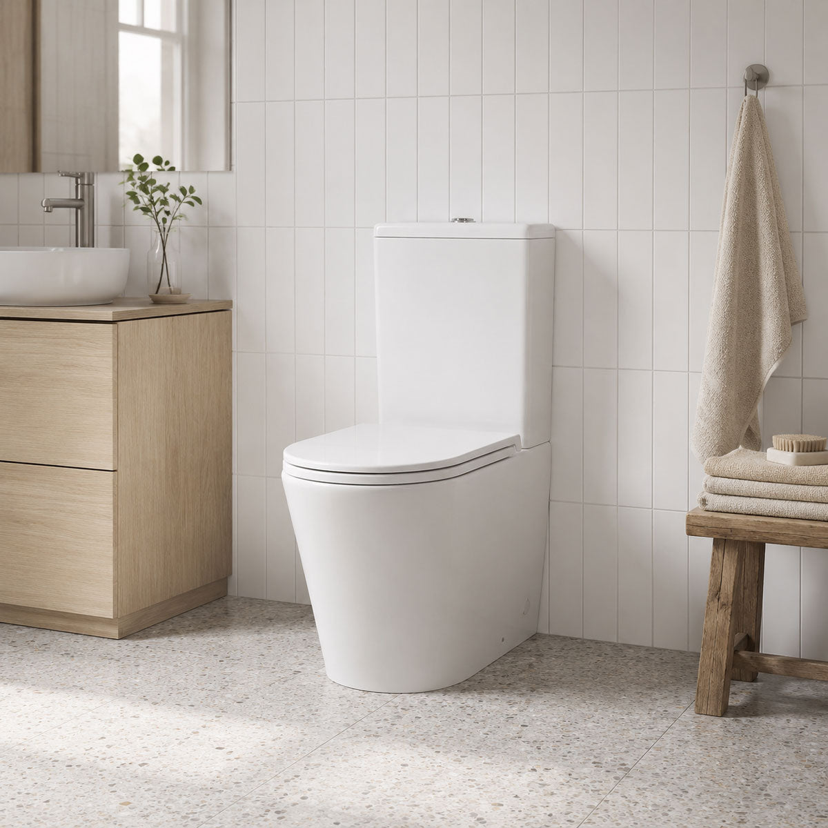 Toalett Tenfors Sanitario Hvit Blank