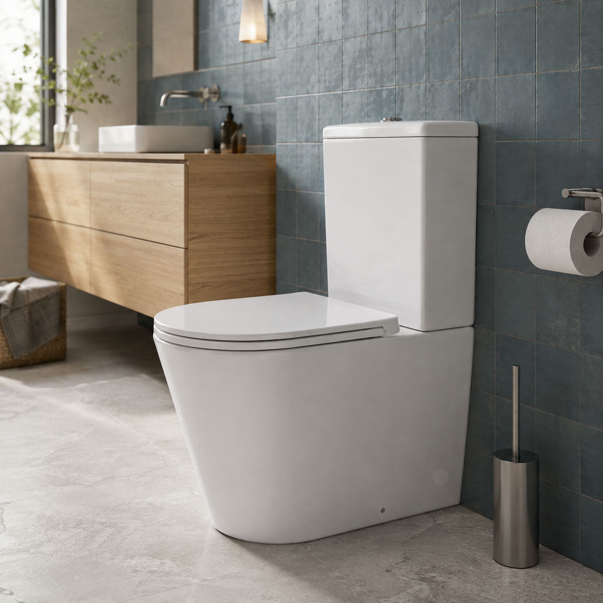 Toalett Tenfors Sanitario Hvit Blank