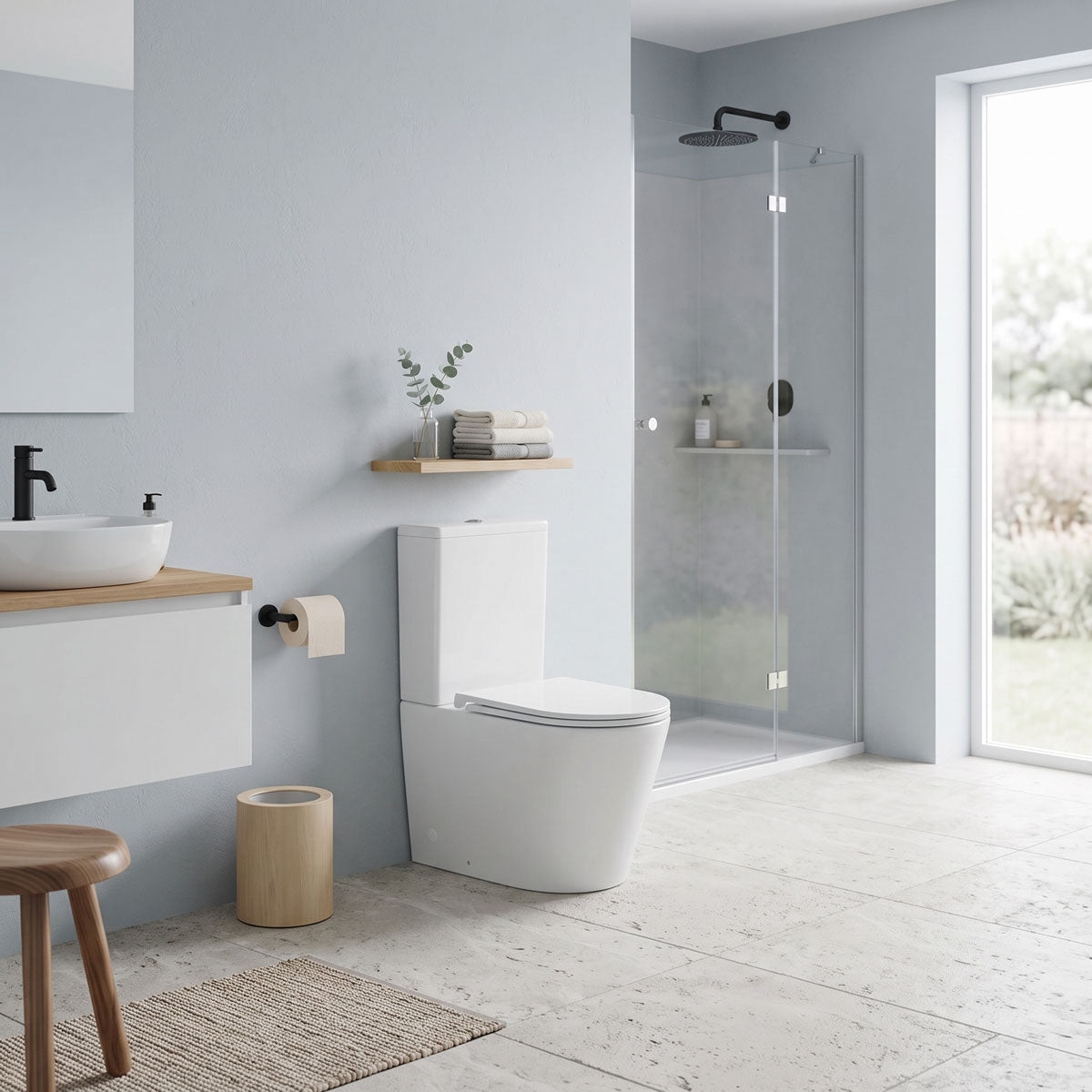 Toalett Tenfors Sanitario Hvit Blank